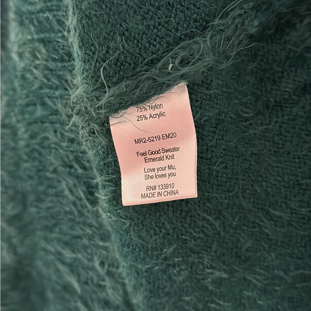 Show Me Your MuMu Emerald Green Feel Good Sweater Size M - Picture 5 of 5